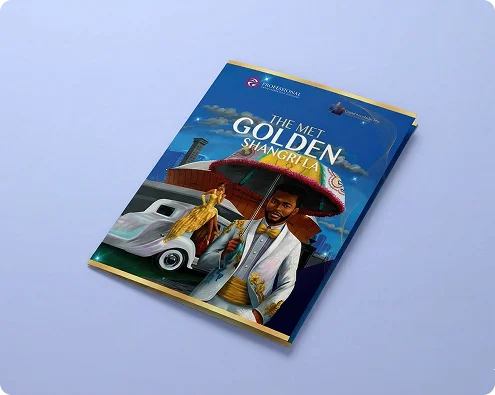 The Golden Shangrila Brochure Design